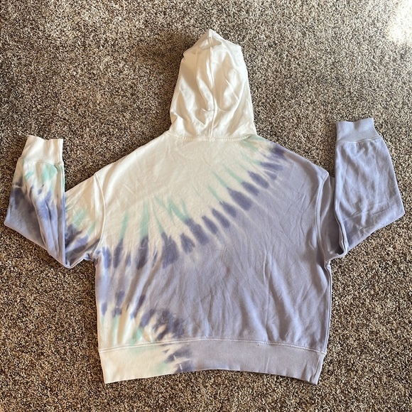 NWT Wildfox Sherbet Tie Dye Hoodie Matching Bottoms SET Color Peri Shibori Sz XL - Picture 8 of 15
